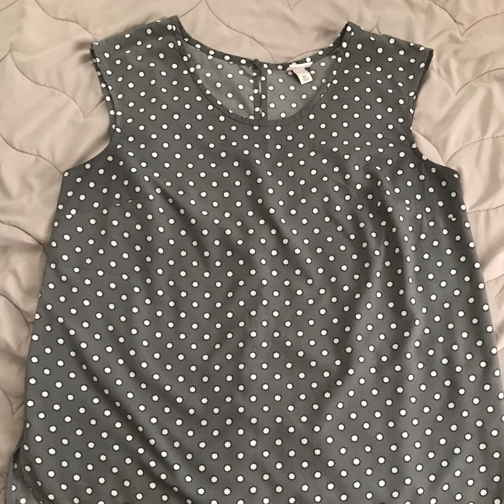 Merona Polka Dot Sleeveless Blouse
